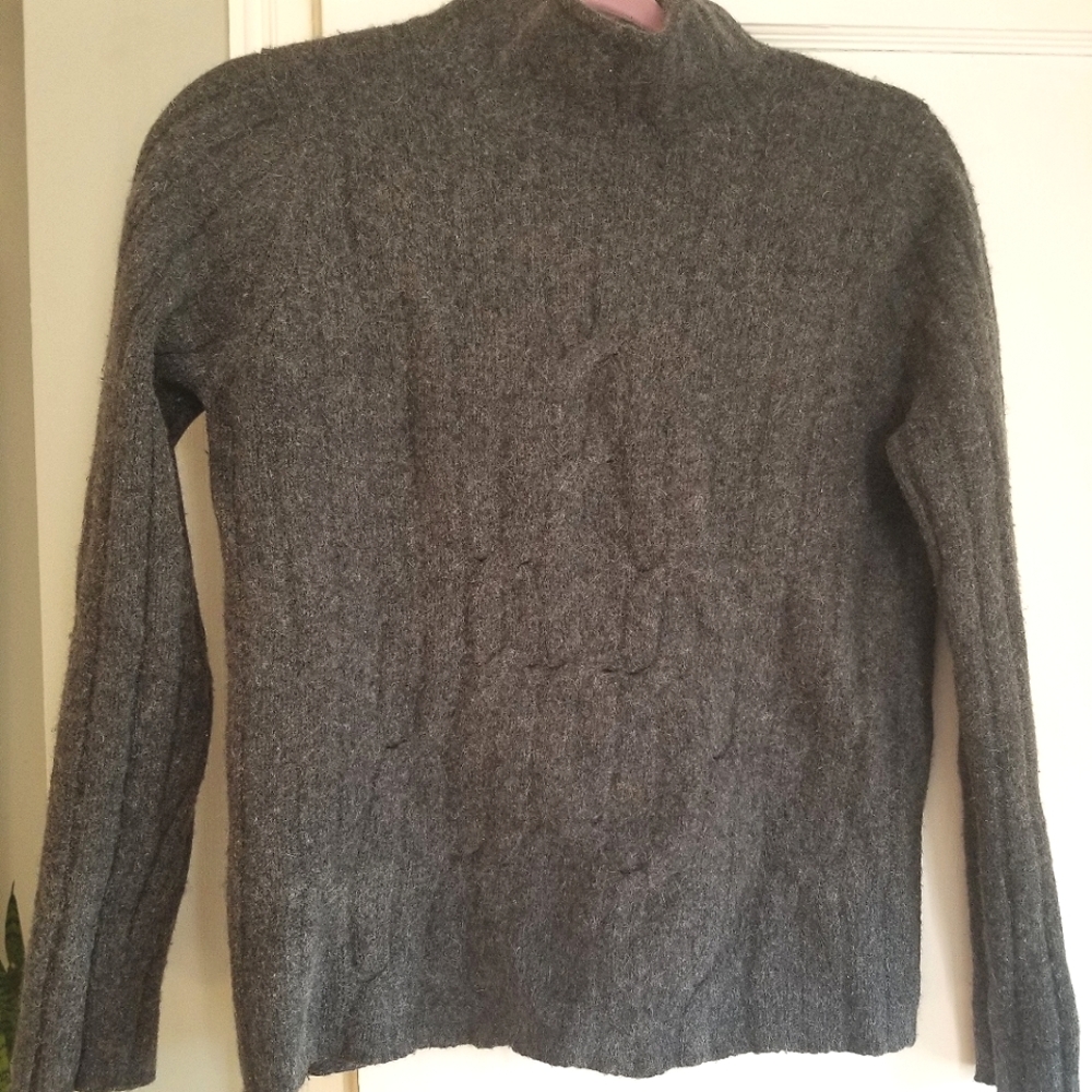 Angora & lambs wool sweater